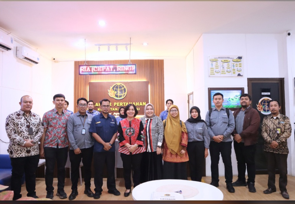 Tim Penilai Internal Itjen ATR/BPN Verifikasi Lapangan di Kantah Tanjungbalai untuk Predikat WBK 2026