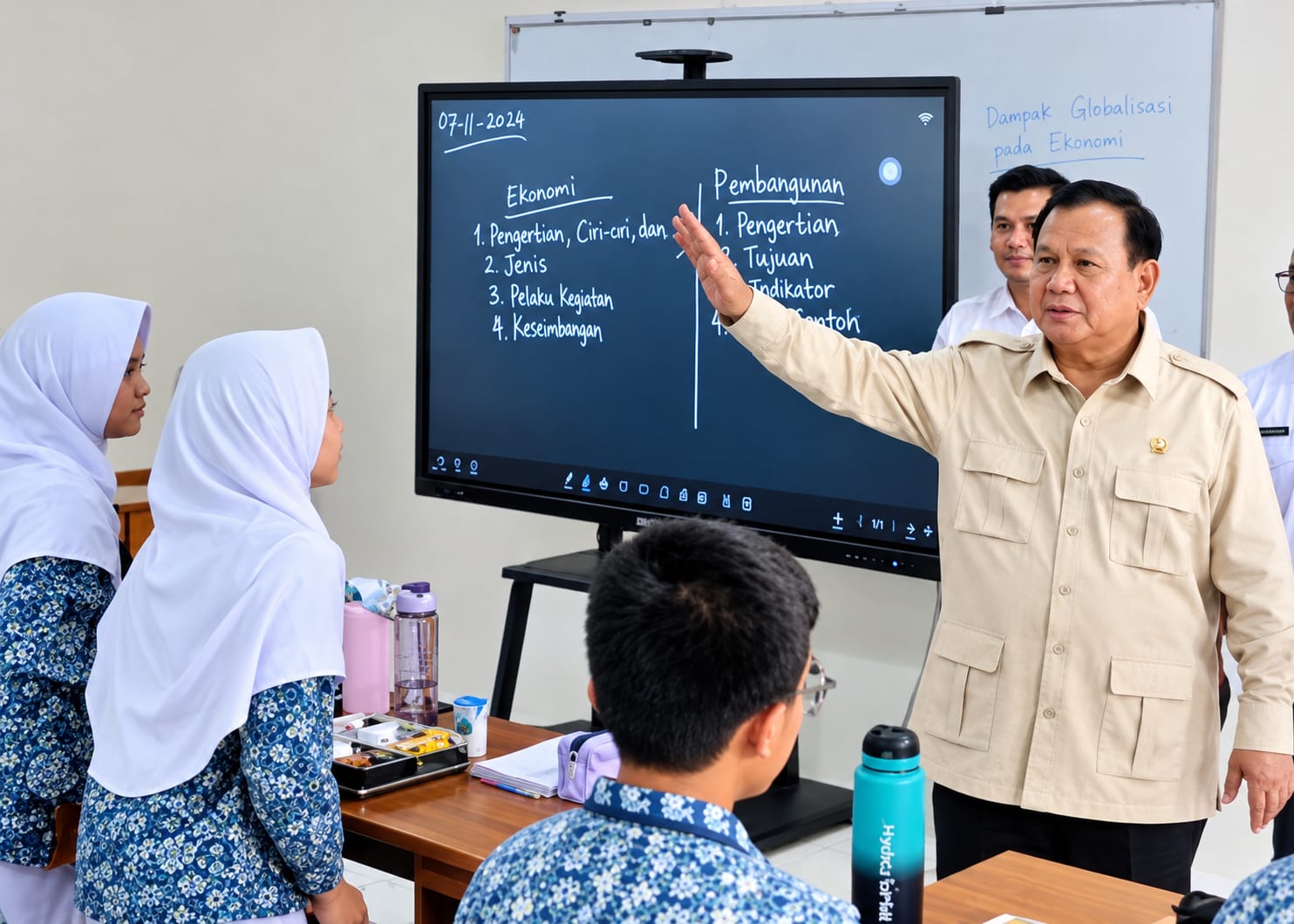 Dalam pemerintahan Presiden RI Prabowo Subianto, salah satu kebijakan nasional yang terlihat adalah pendirian Sekolah Rakyat bagi anak-anak dari keluarga miskin. 